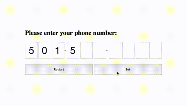 Please enter message. Enter Phone number. Please enter your Phone number. Phone number input. Input ползунок.